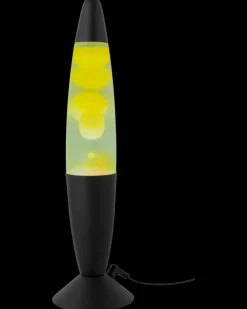 BRIGHT DESIGN Lavalampe H. 34 cm - klar/gul| Bordlamper