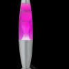 BRIGHT DESIGN Lavalampe H. 34 cm - pink/hvid| Bordlamper