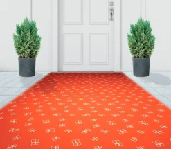 Løber med flag 1 x 3 m - rød| Festartikler