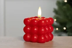 LED Bobbellys 5,5 cm Rød| Lys Og Olielamper