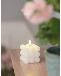 LED-bobbellys H. 7,5 cm - hvid| Lys Og Olielamper