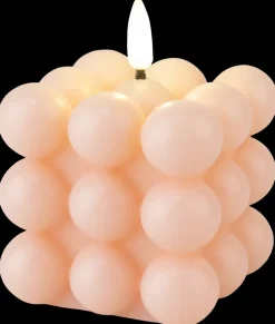 LED-bobbellys H. 7,5 cm - rosa| Lys Og Olielamper