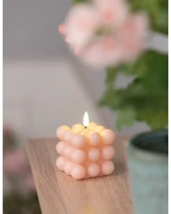 LED-bobbellys H. 7,5 cm - rosa| Lys Og Olielamper