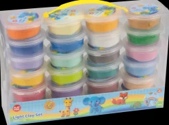 Light clay - Sæt med 24 stk| Modellervoks