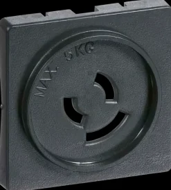 Lauritz Knudsen LK Dæksel lampestik 45 x 45 mm - koksgrå| Lampestik Og -Udtag|Dæksler Og Afdækning