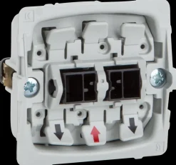 LK FUGA Afbryder dobbelt uden tangent| Afbrydere Og Stikkontakter