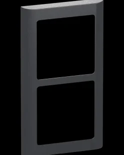 LK FUGA Designramme SOFT 2 x 1 modul - koksgrå| Rammer