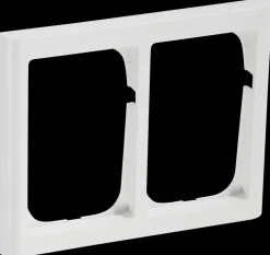 LK FUGA Softline 63 1½ modul vandret - hvid| Rammer