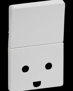 LK FUGA Tangent stikkontakt 1½modul m/jord - lysegrå| Tangenter