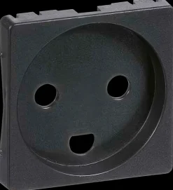 LK FUGA Tangent stikkontakt med jord 1 modul - koksgrå| Tangenter