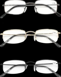 IMAGE Læsebrille 3-pak metalstel| Briller Og Forstørrelsesglas
