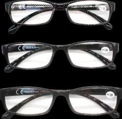 IMAGE Læsebrille 3-pak smal glas| Briller Og Forstørrelsesglas