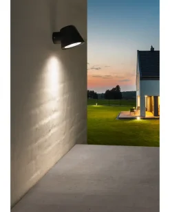 Lux Lamp Luxlamp Væglampe Ares GU10 - sort| Udendørs Væglamper