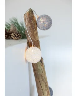 Lyskugler Ø6 cm 10 stk. - grå| Dekoration