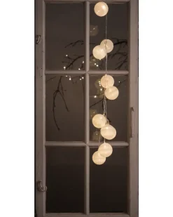 Lyskugler Ø6 cm 10 stk. - hvid| Dekoration