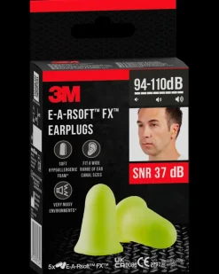 3M ™ Ørepropper E-A-Rsoft™ FX™ Gul - 5-pak| Værnemidler