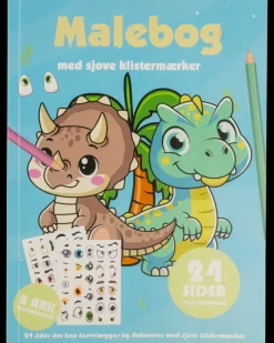 Malebog med klistermærker - assorteret| Øvrigt Legetøj