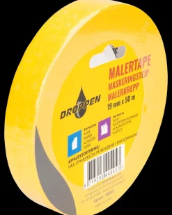 Droppen Malertape 50 m - 19 mm| Tape