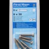 Arvid Nilsson Maskinskrue A4 PH M6 x 30 mm 6-pak| Maskinskruer, Bolte Og Møtrikker