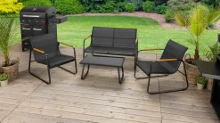 Melbourne Cafesæt 4 dele| Havemøbelsæt|Cafesæt