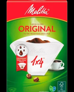 Melitta kaffefilter 1 x 4 80-pak| Husholdningsartikler