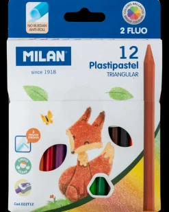 MILAN Farvekridt 12 stk.| Øvrige Hobbyartikler