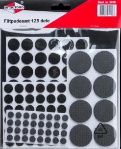 Mitsutomo - Filtpudesæt sort 125 dele| Øvrige Artikler