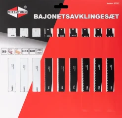 Mitsutomo Bajonetsavklingesæt 9 dele| Bajonetsavklinger