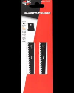 Mitsutomo Bajonetsavklinge træ 150 mm 2-pak| Bajonetsavklinger