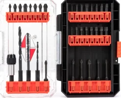 Mitsutomo Bor og bits 34 dele| Bor|Bits