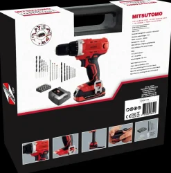 Mitsutomo Bore-/skruemaskine 18V Sæt| Akku Bore- Og Skruemaskiner