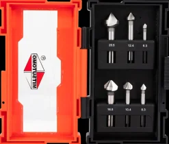Mitsutomo Forsænkersæt HSS 6 dele| Bor