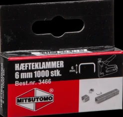 Mitsutomo Hæfteklammer 6 mm| Hæftemaskiner Og Klammer