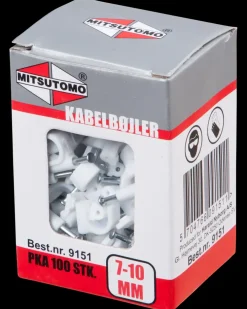 Mitsutomo Kabelclips 7-10 - hvid| Kabelclips