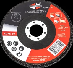 Mitsutomo Lamelskive Ø125 mm K80| Skære- Og Slibeskiver