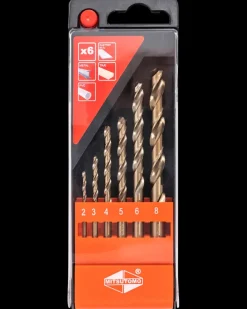 Mitsutomo Metalborsæt 6 dele - Cobolt| Bor