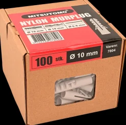 Mitsutomo Nylon murplug 10 mm 100 stk.| Dyvler Og Plugs