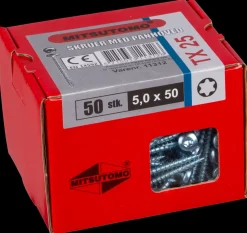 Mitsutomo Panskrue 5,0 x 50 mm 50 stk.| Skruer