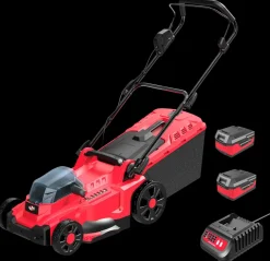 Mitsutomo Plæneklipper kulfri 36V 43 cm inkl. batteri| Plæneklippere