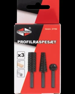 Mitsutomo Profilraspe Ø6 mm 3 dele| Slibeartikler|File- Og Raspesæt