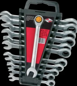 Mitsutomo Ring-skraldenøglesæt 12 dele| Skralde- Og Gaffelnøgler