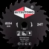 Mitsutomo Rundsavsklinge Ø254 x 30 mm 24T| Rundsavsklinger