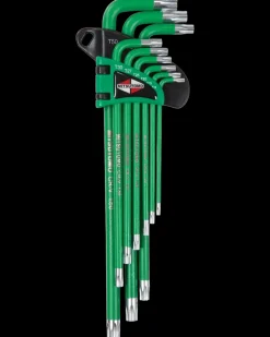 Mitsutomo Stiftnøglesæt i TX 9 dele| Stifte, Unbraco Og Torx