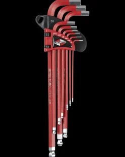 Mitsutomo Stiftnøglesæt i tomme 9 dele| Stifte, Unbraco Og Torx