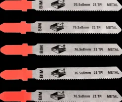 Mitsutomo Stiksavsklinger Metal 21T 5 stk.| Stiksavklinger