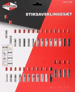Mitsutomo Stiksavsklinger 30 dele| Stiksavklinger
