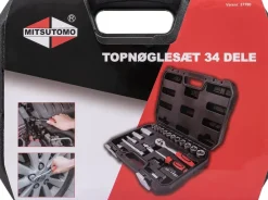 Mitsutomo Topnøglesæt 34 dele| Topnøglesæt Og Skralder