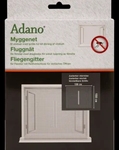Adano Myggenet Vindue - Hvid| Øvrige Artikler