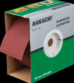 Nakachi Slibepapir 93 mm x 50 m K150| Slibepapir