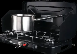 Nakano Transportabel gaskogeplade 2 brænder| Gasblus Og Gaskogeplader